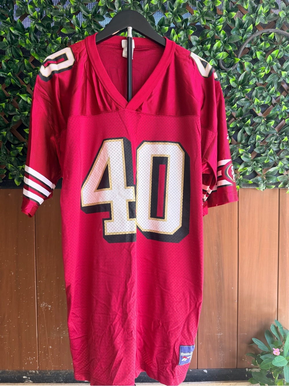 Vintage Reebok San Francisco 49ers Floyd #40 jersey Size L - Players Inc